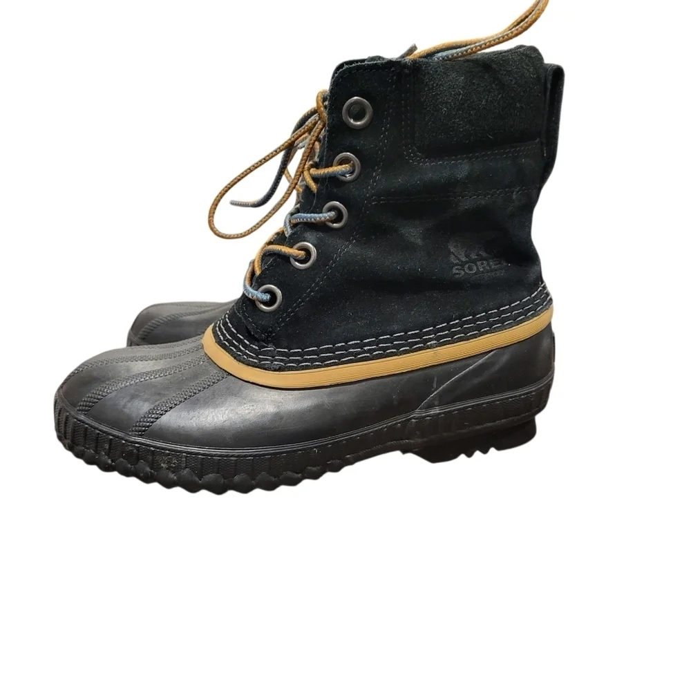 Sorel Boots Youth Cheyanne II Black US Size 4Y Wns 5.5-6